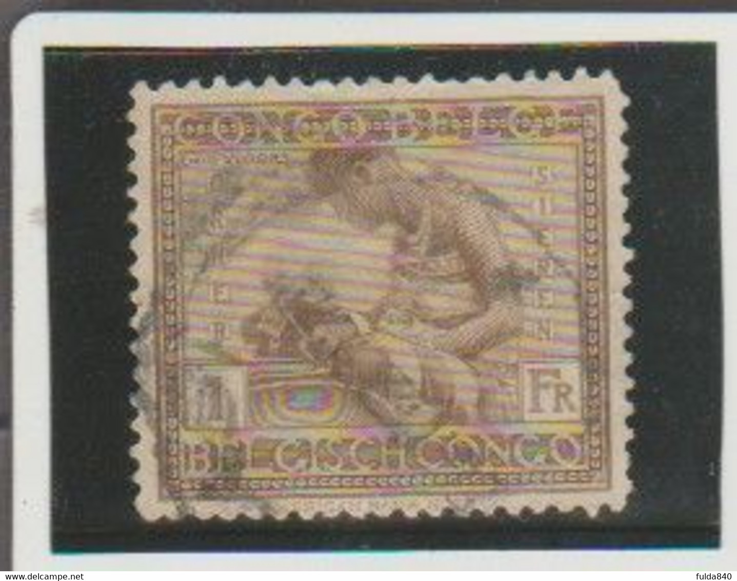 CONGO BELGE: OBP-COB.  1923 - N°113.  * "Vloors" Type*   1F  Obl * - Nuevos