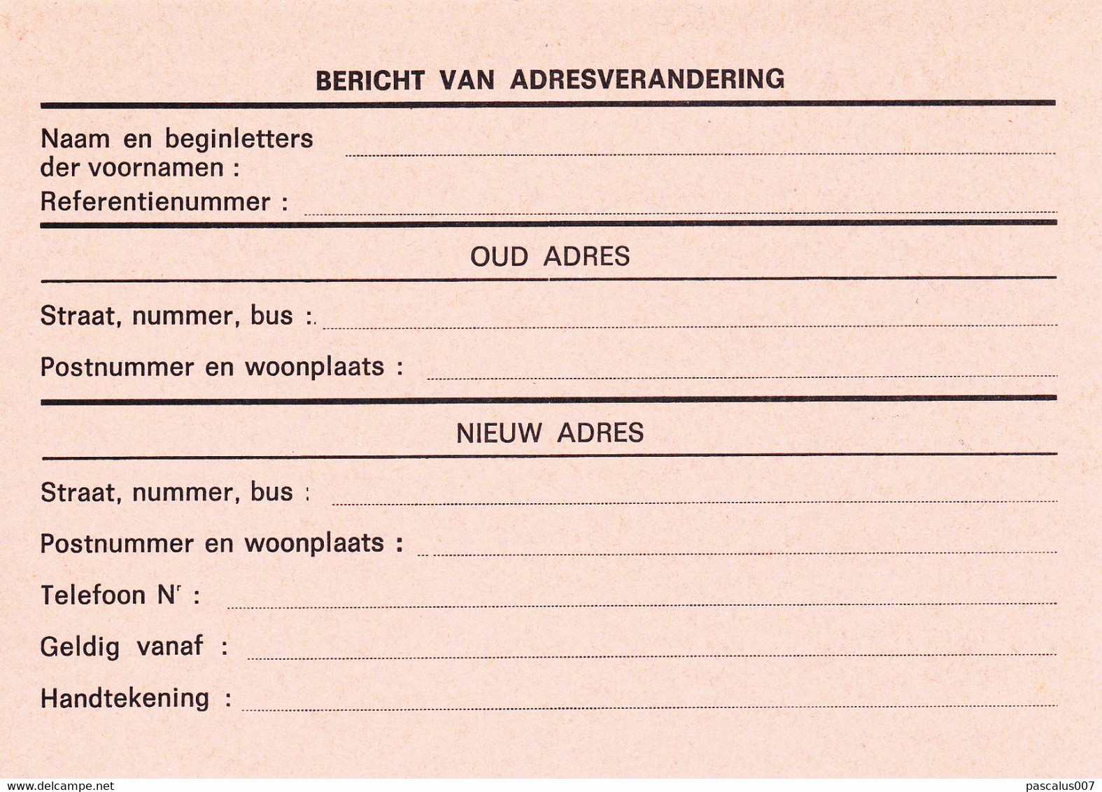 B01-204 AP - Entier Postal Avis De Changement D'adresse N° 25 N - Chiffre Sur Lion Héraldique Avec Banderole - 8,0 - Aviso Cambio De Direccion