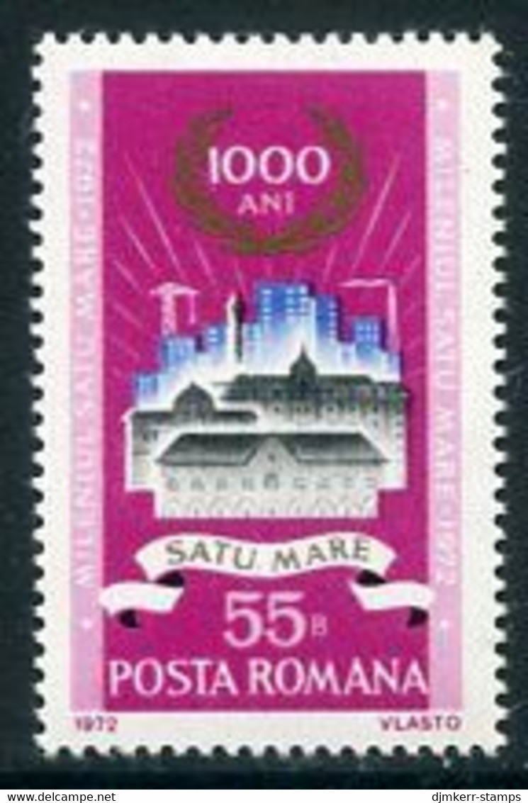 ROMANIA 1972 Millenary Of Satu Mare MNH / **.  Michel 3051 - Nuovi