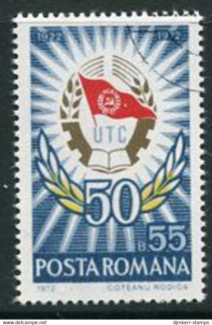 ROMANIA 1972 Communist Youth Used  Michel 3011 - Used Stamps