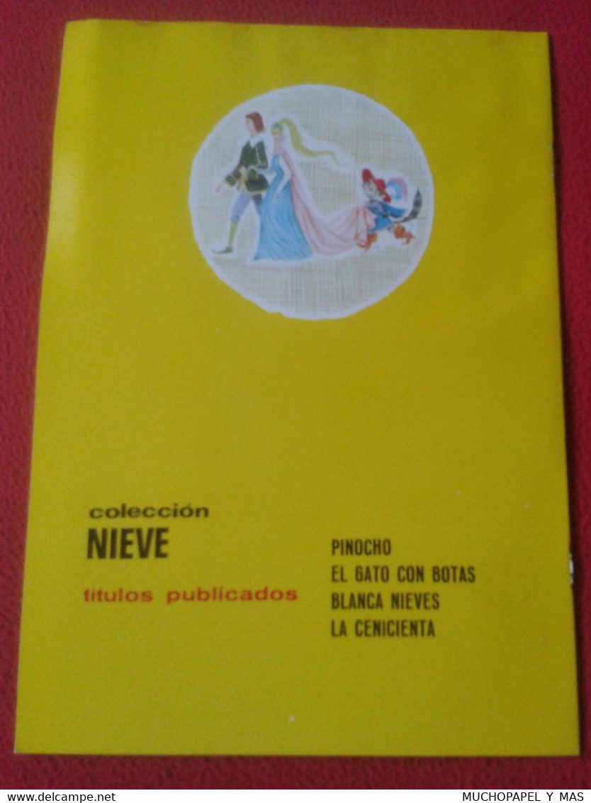 SPAIN ANTIGUO CUENTO DE CUENTOS FHER EL GATO CON BOTAS COLECCIÓN NIEVE 1973 VER FOTOS Y DESCRIPCIÓN PUSS IN BOOTS TALE.. - Kinder- Und Jugendbücher