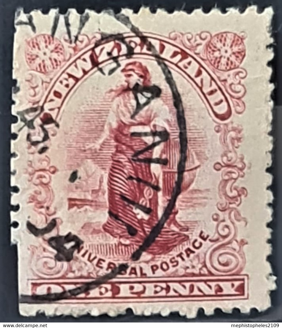 NEW ZEALAND 1901 - Canceled - Sc# 99 - 1d - Usati