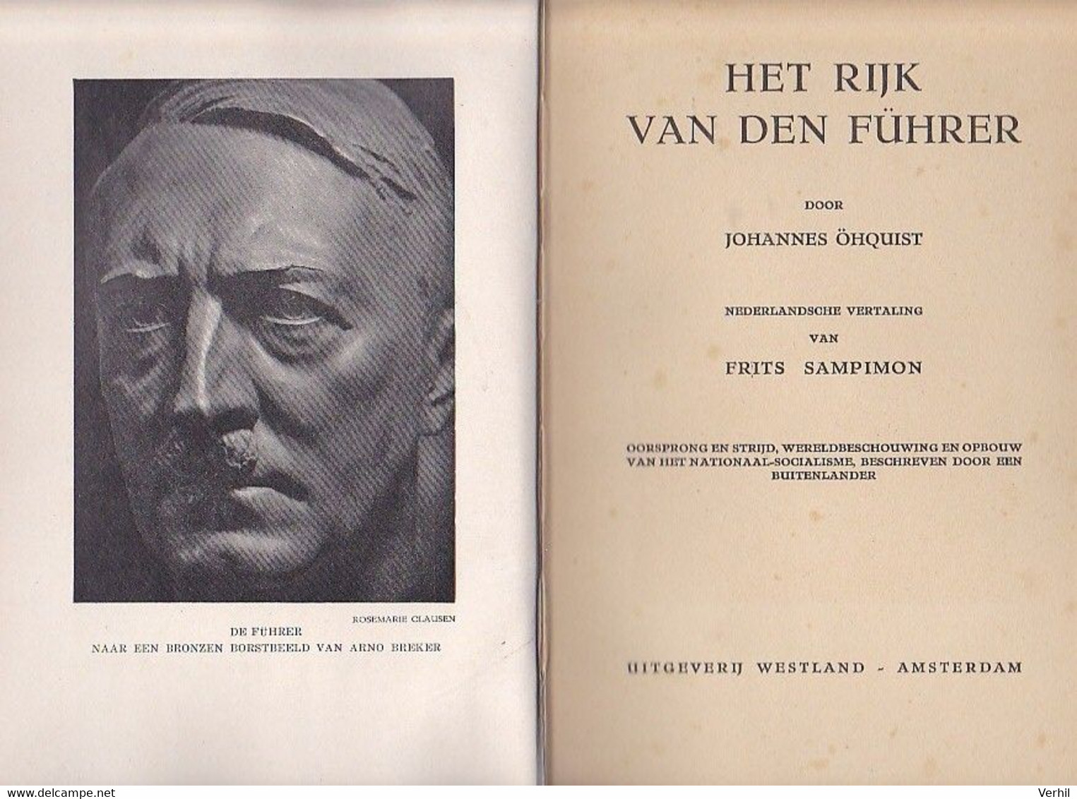 Rijk Van Den Führer NS Westland Propaganda Derde Rijk - Nederlands