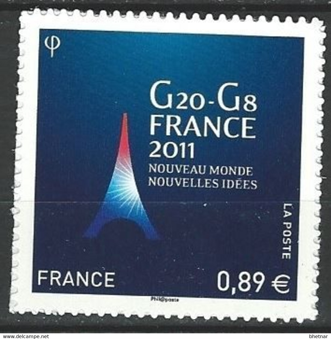 FR Adhesif YT 598 (4575) " G20 - G8 " 2011 Neuf - Altri & Non Classificati