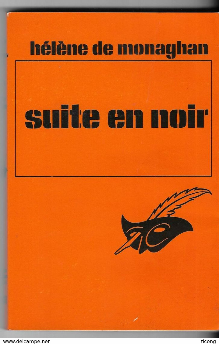 SUITE EN NOIR D HELENE DE MONAGHAN - EDITION LE MASQUE 1979, VOIR LES SCANNERS - Le Masque