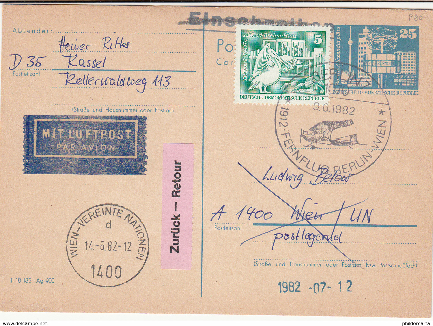 DDR - GSK - Postcards - Used