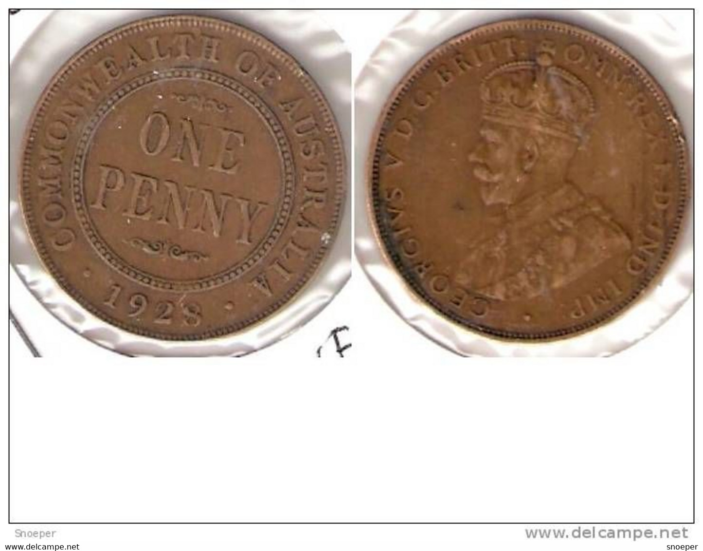 *Australia,1 Penny 1928 Km 23 , Vf+ !!!!! - Penny