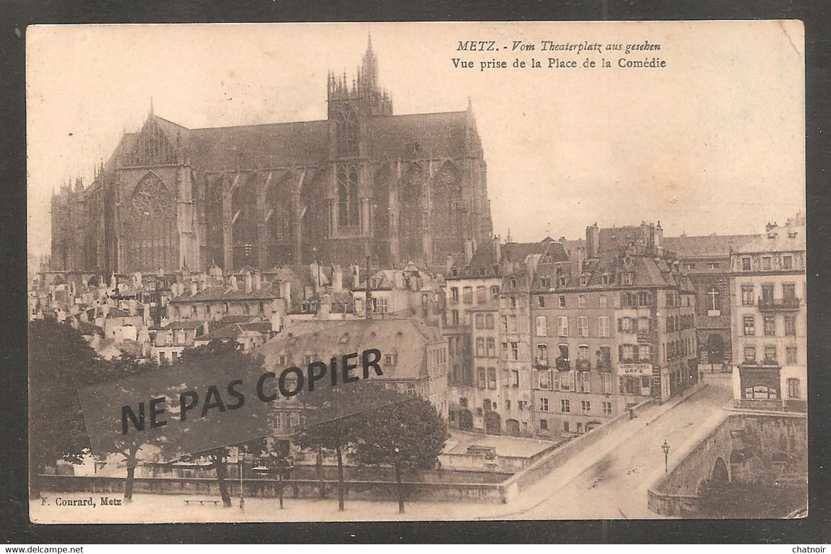 CP  METZ   Oblit  Sur Timbre Allemand    1913 - Brieven En Documenten