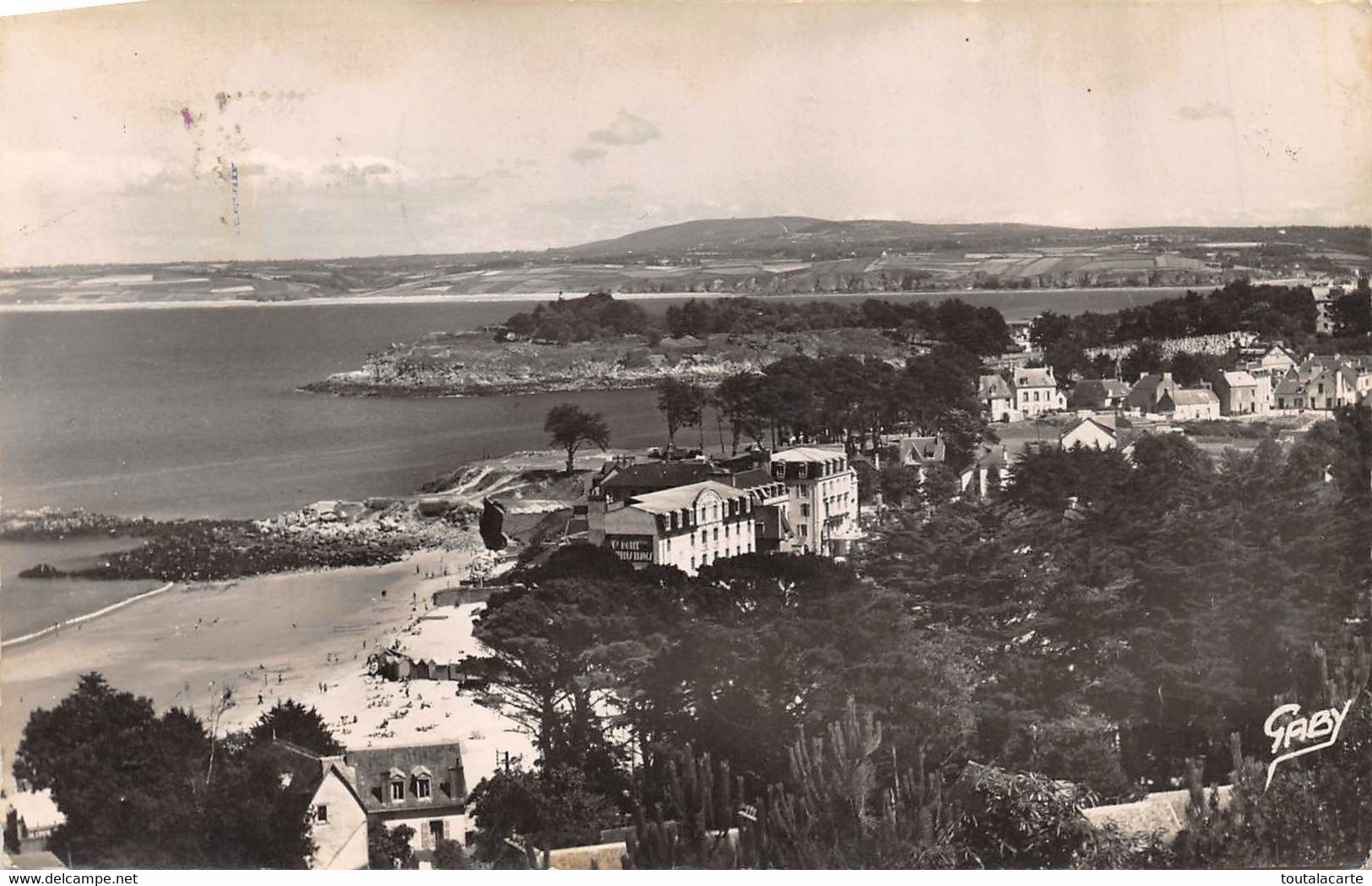 CPSM 29 TREBOUL LES SABLES BLANCS PANORAMA - Tréboul