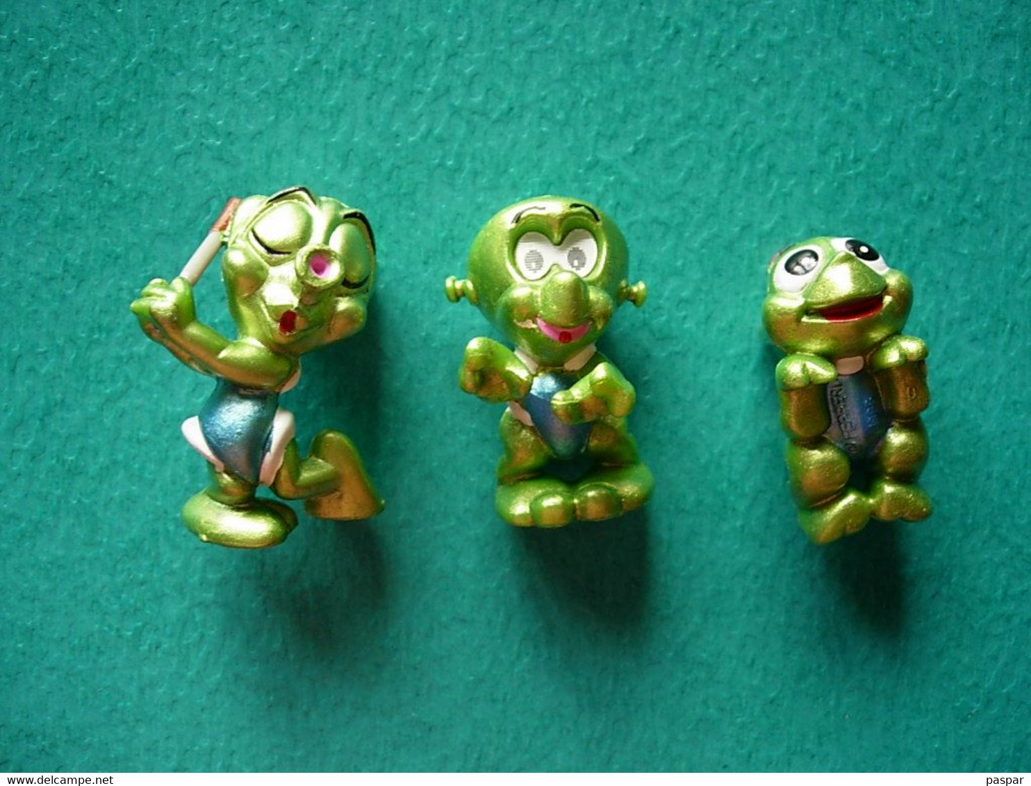 Lot De 3 Figurines Kinder - Martiens - Cartoons