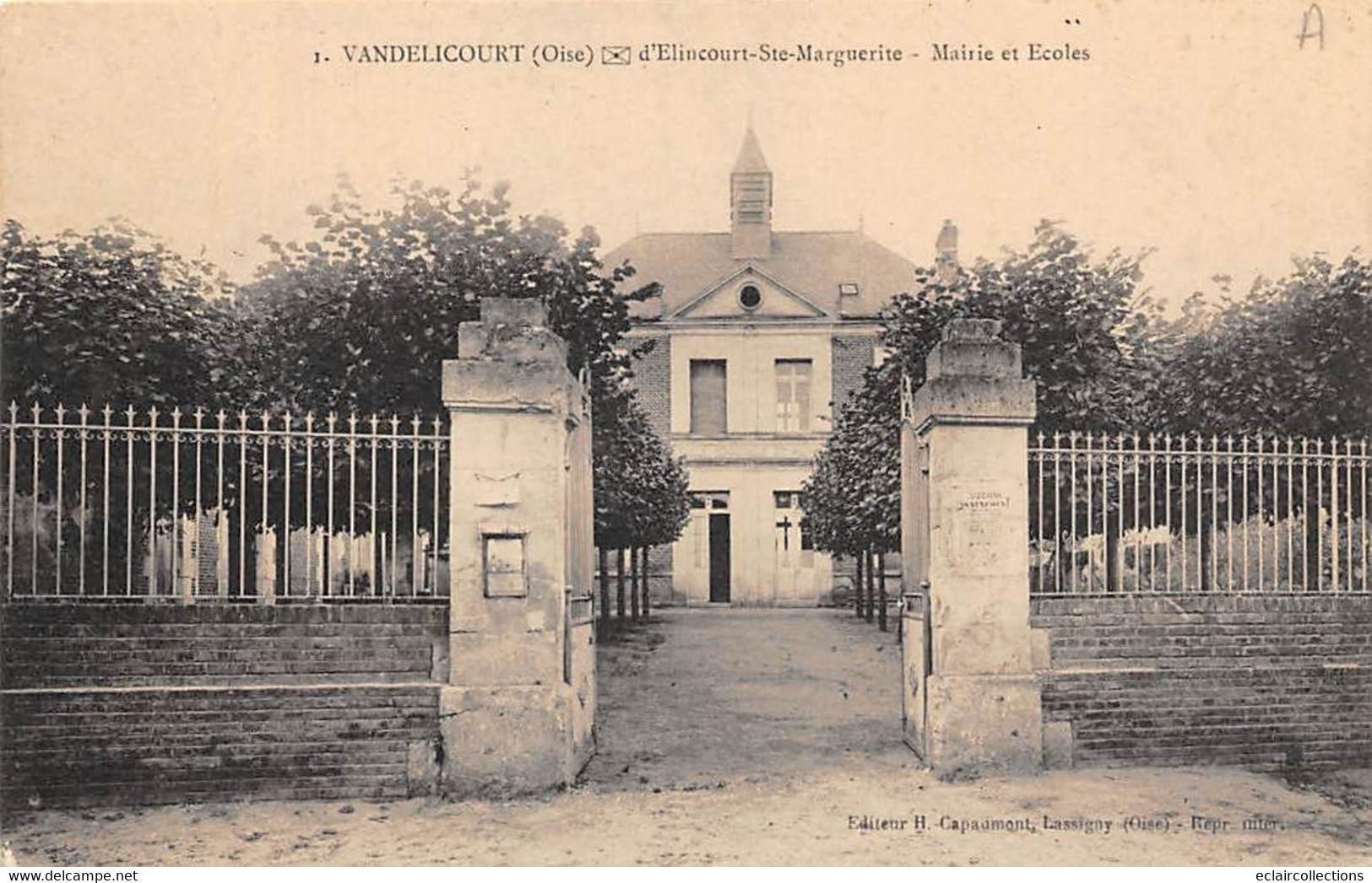 Vandelicourt         60          Mairie Et Ecole          (voir Scan) - Andere & Zonder Classificatie