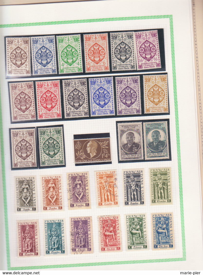 Timbres Etablissements Français dans l'INDE