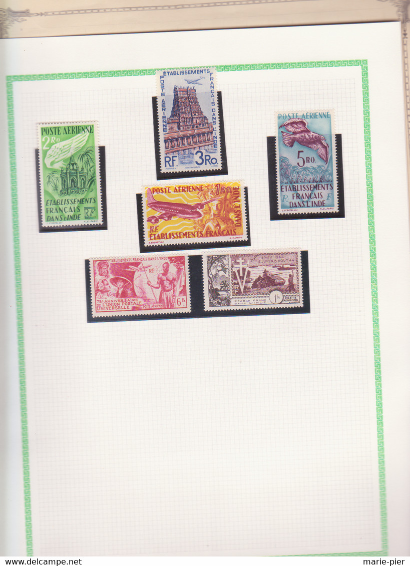 Timbres Etablissements Français dans l'INDE