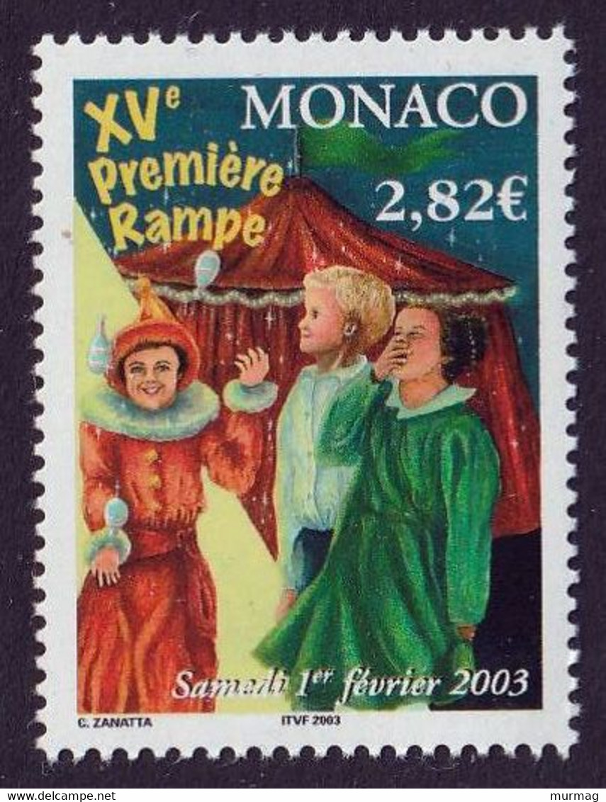 MONACO - XVe Première Rampe (cirque) - Y&T N° 2383 - 2003 - Cirque