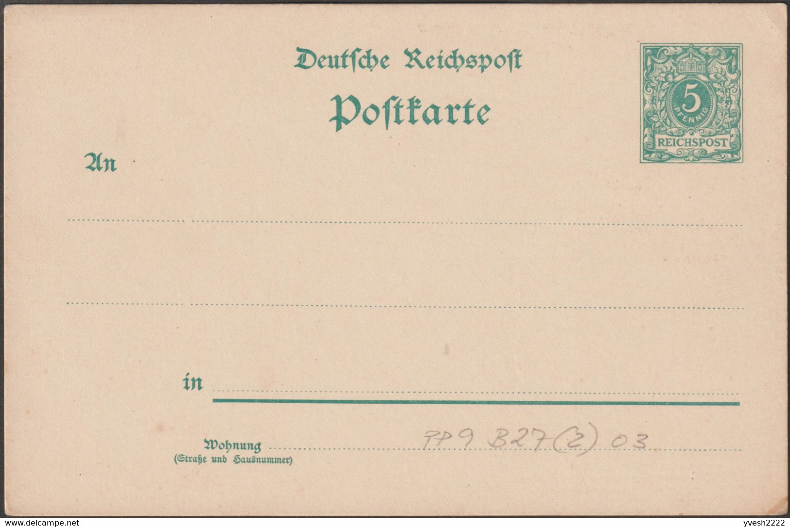 Allemagne 1895. Entier Postal Vendu à Tarif Réduit. Impression Sur Zinc, Xylographie, Galvanoplastique, Stéréotypie - 1894 – Anversa (Belgio)