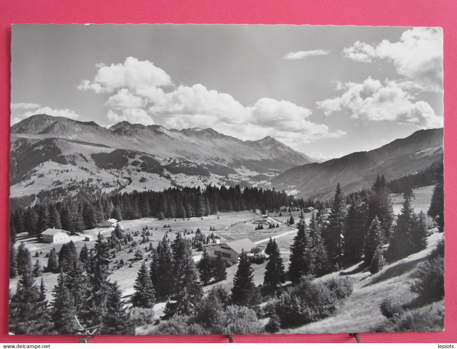 Visuel Très Peu Courant - Suisse - Brambrüesch - Blick Gegen Churwalden Weisshorn Rothorn Und Lenzerhorn - R/verso - Churwalden