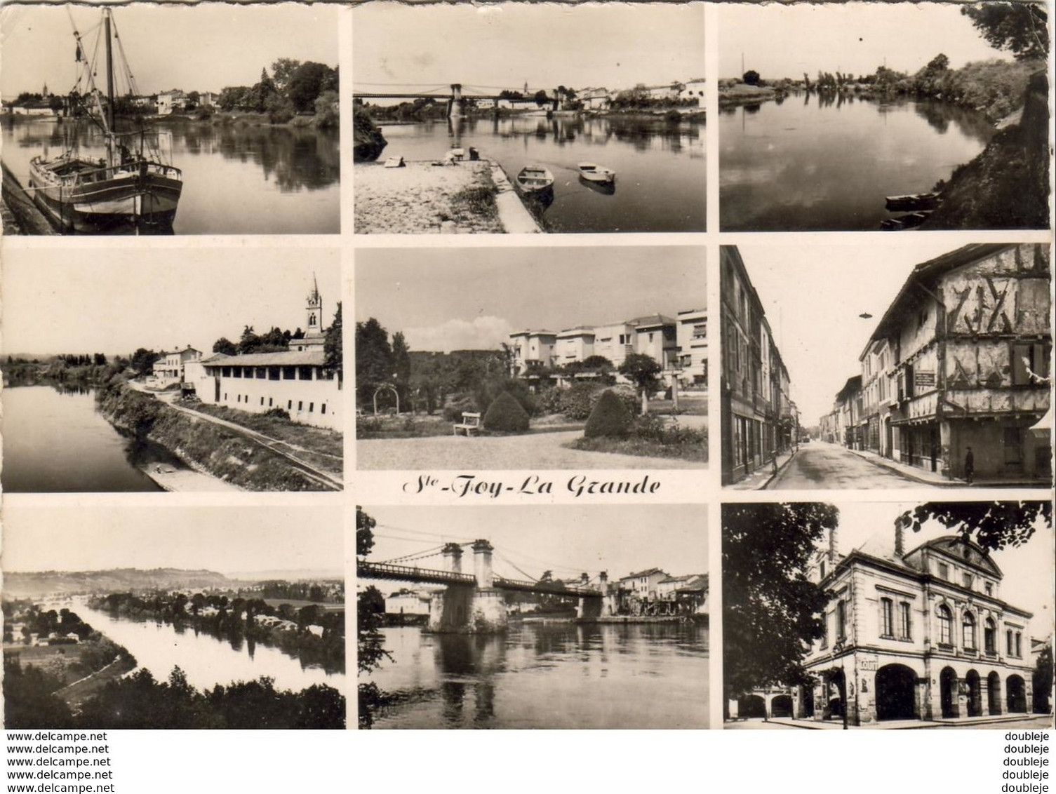 D33  STE- FOY- LA- GRANDE  Bord De La Dordogne- Le Pont Suspendu  ..... - Other & Unclassified