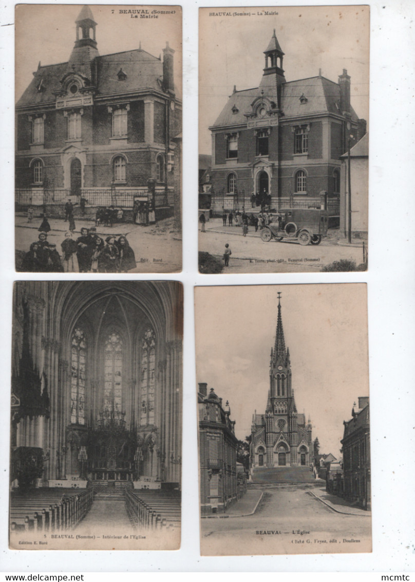 7 Cartes  -  Beauval -   (Somme) - Beauval