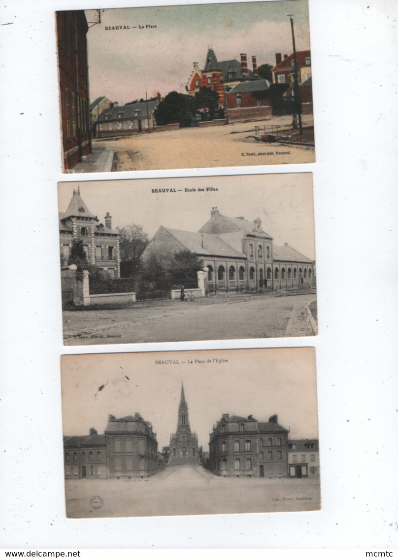 7 Cartes  -  Beauval -   (Somme) - Beauval