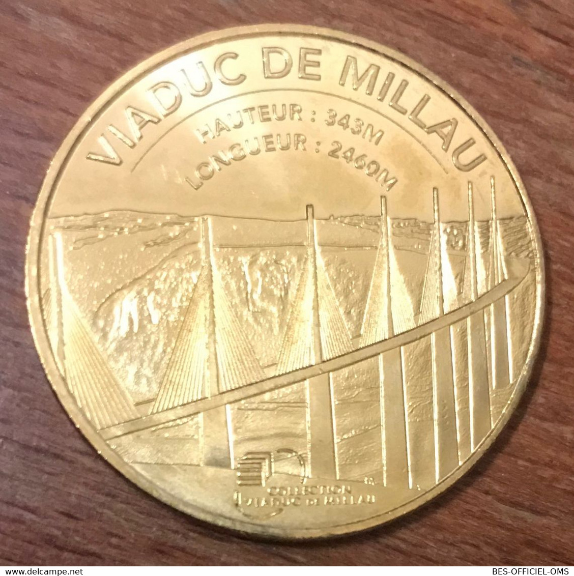 12 MILLAU LE VIADUC 10 ANS MÉDAILLE SOUVENIR MONNAIE DE PARIS 2018 JETON TOURISTIQUE MEDALS TOKENS COINS - 2018