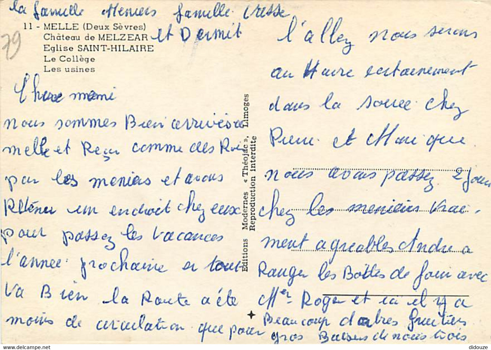 79 - Melle - Multivues - Blasons - CPM - Voir Scans Recto-Verso - Melle