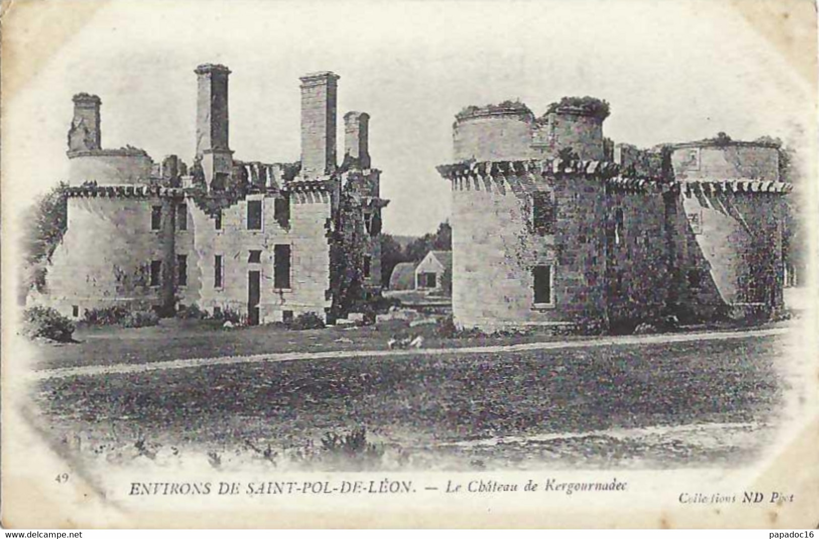 29 - Environs De Saint-Pol-de-Léon - Le Château De Kergounadec (précurseur, Circ. Ca. 1905) - [Cléder, Kergounadeach] - Cléder