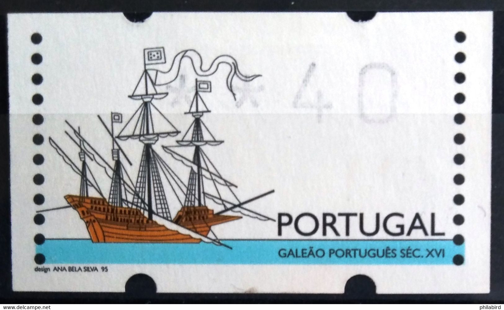 PORTUGAL                    DISTRIBUTEUR  8                       OBLITERE - Maschinenstempel (EMA)