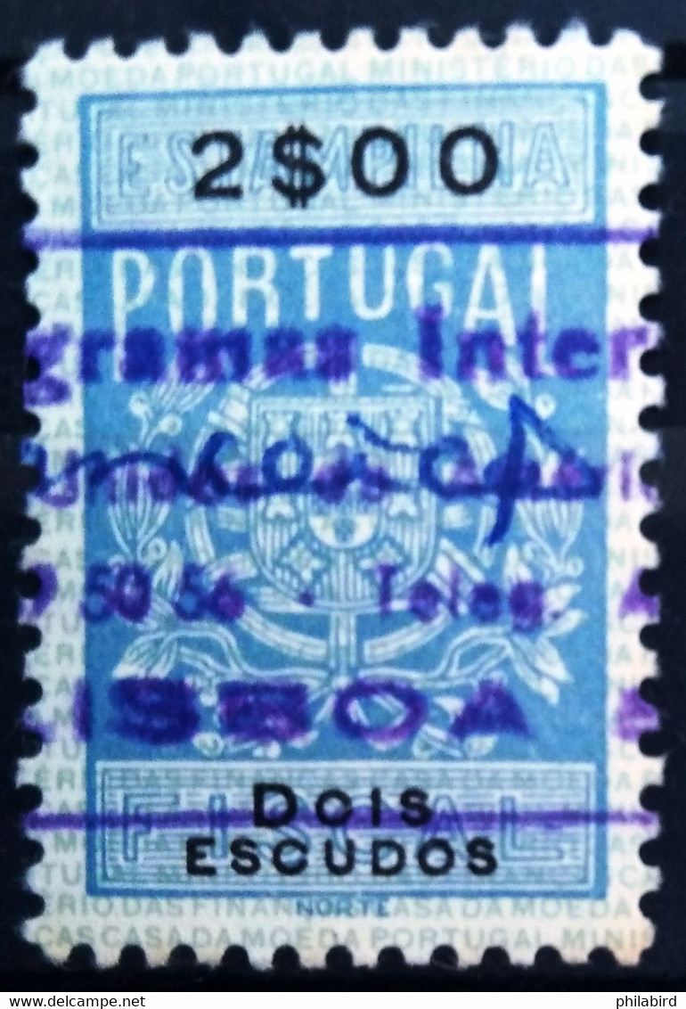 PORTUGAL                    TIMBRE FISCAL                       OBLITERE - Used Stamps