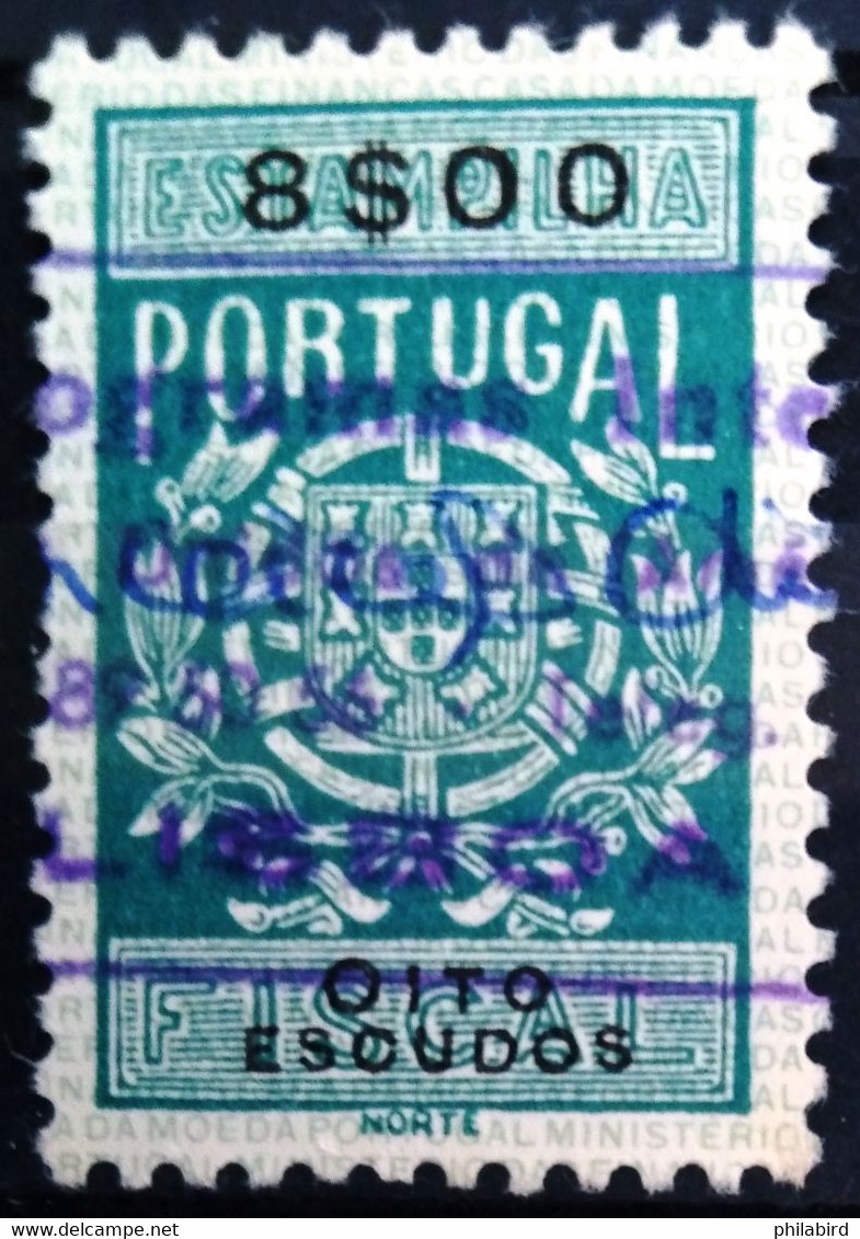 PORTUGAL                    TIMBRE FISCAL                       OBLITERE - Used Stamps