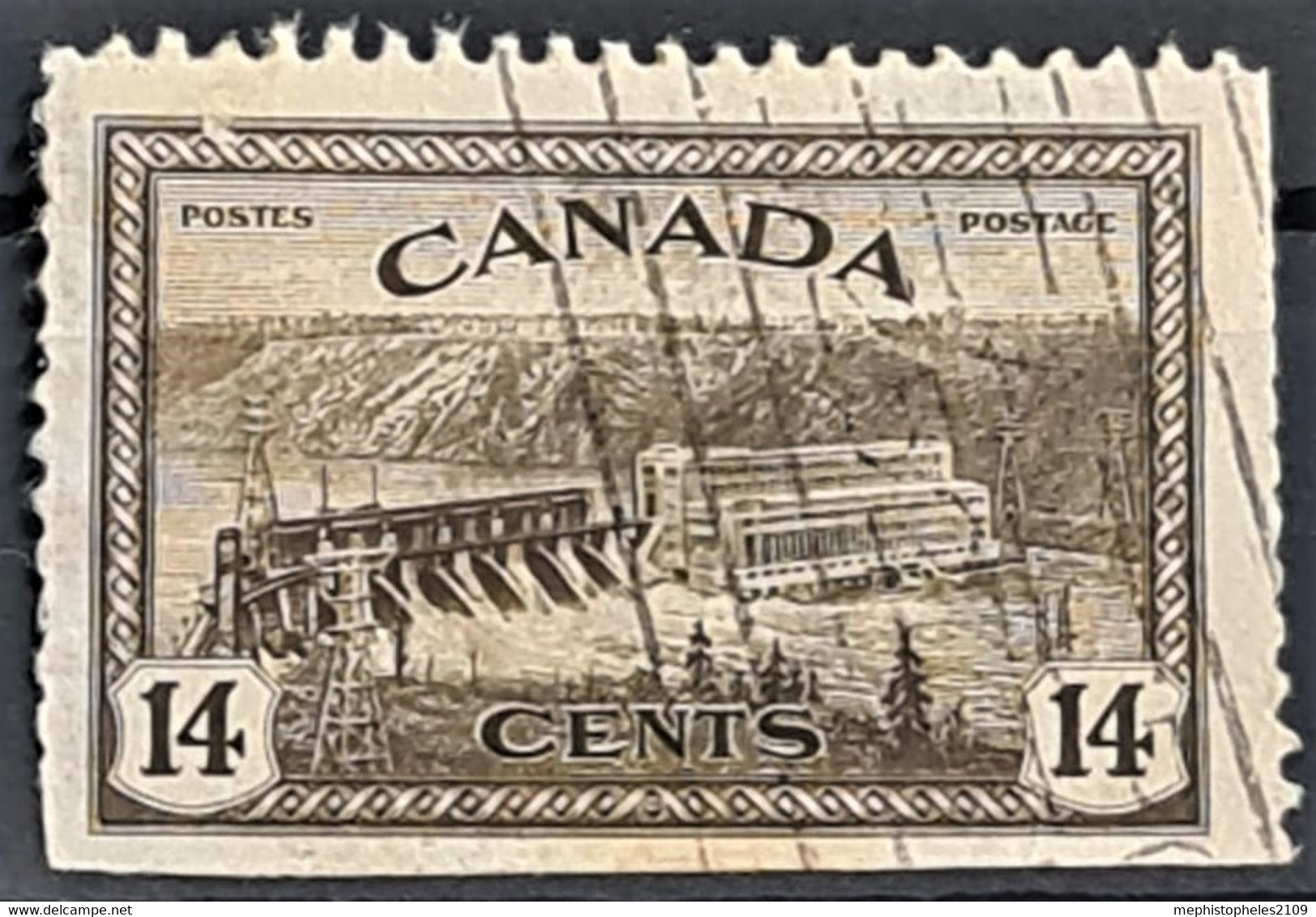 CANADA 1946 - Canceled - Sc# 270 - 14c - Used Stamps