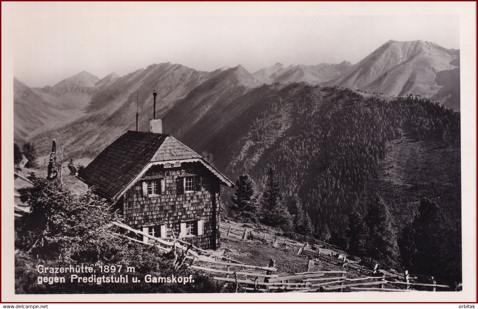 Grazerhütte * Berghütte, Tirol, Alpen * Österreich * AK403 - Scharnitz