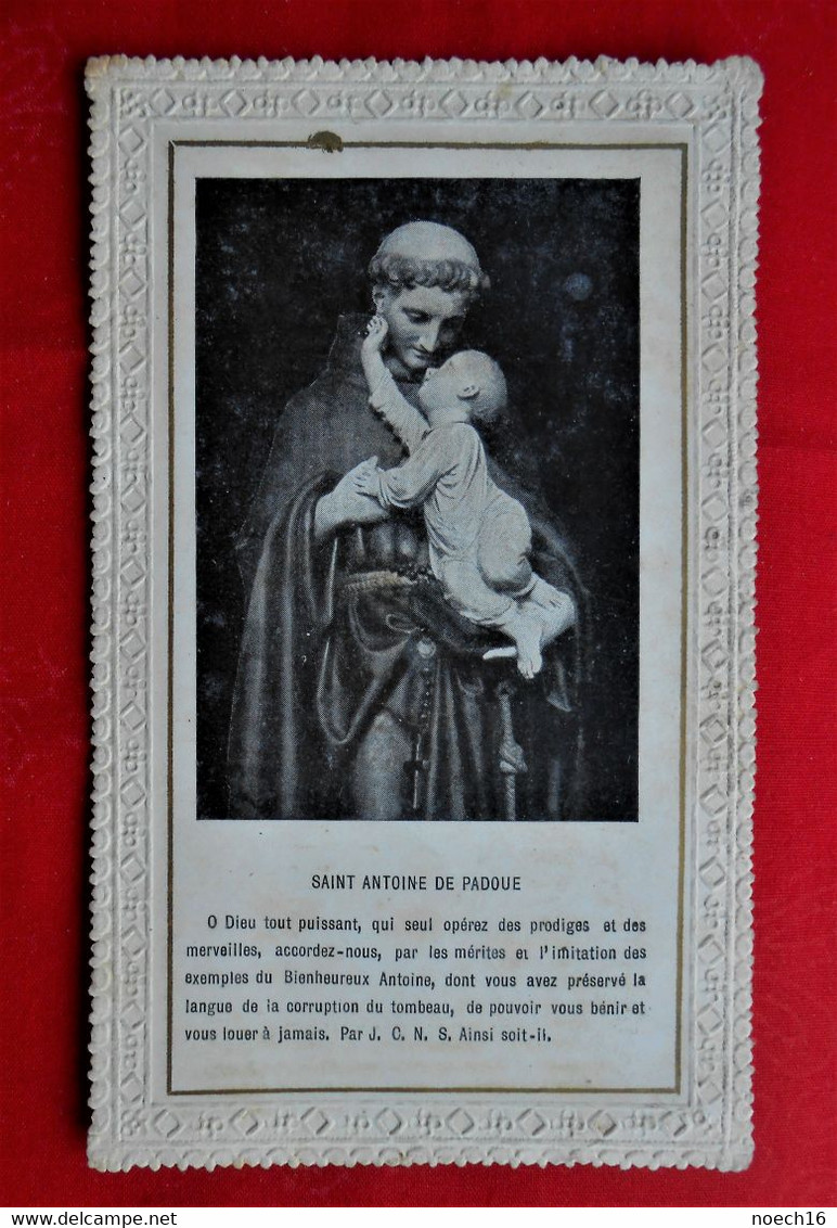 Image Pieuse Saint Antoine De Padoue - Ath Imp. Antonienne - Images Religieuses
