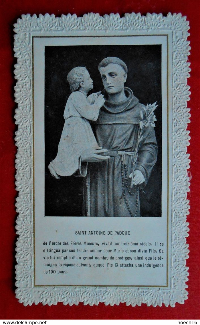 Image Pieuse Saint Antoine De Padoue - Ath Imp. Antonienne - Images Religieuses