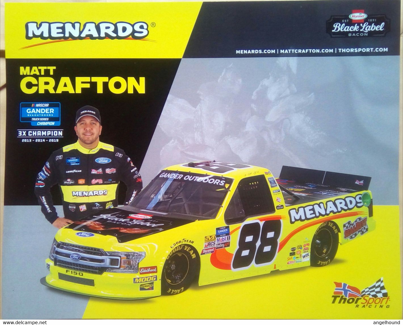 Matt Crafton ( American Race Car Driver) - Habillement, Souvenirs & Autres