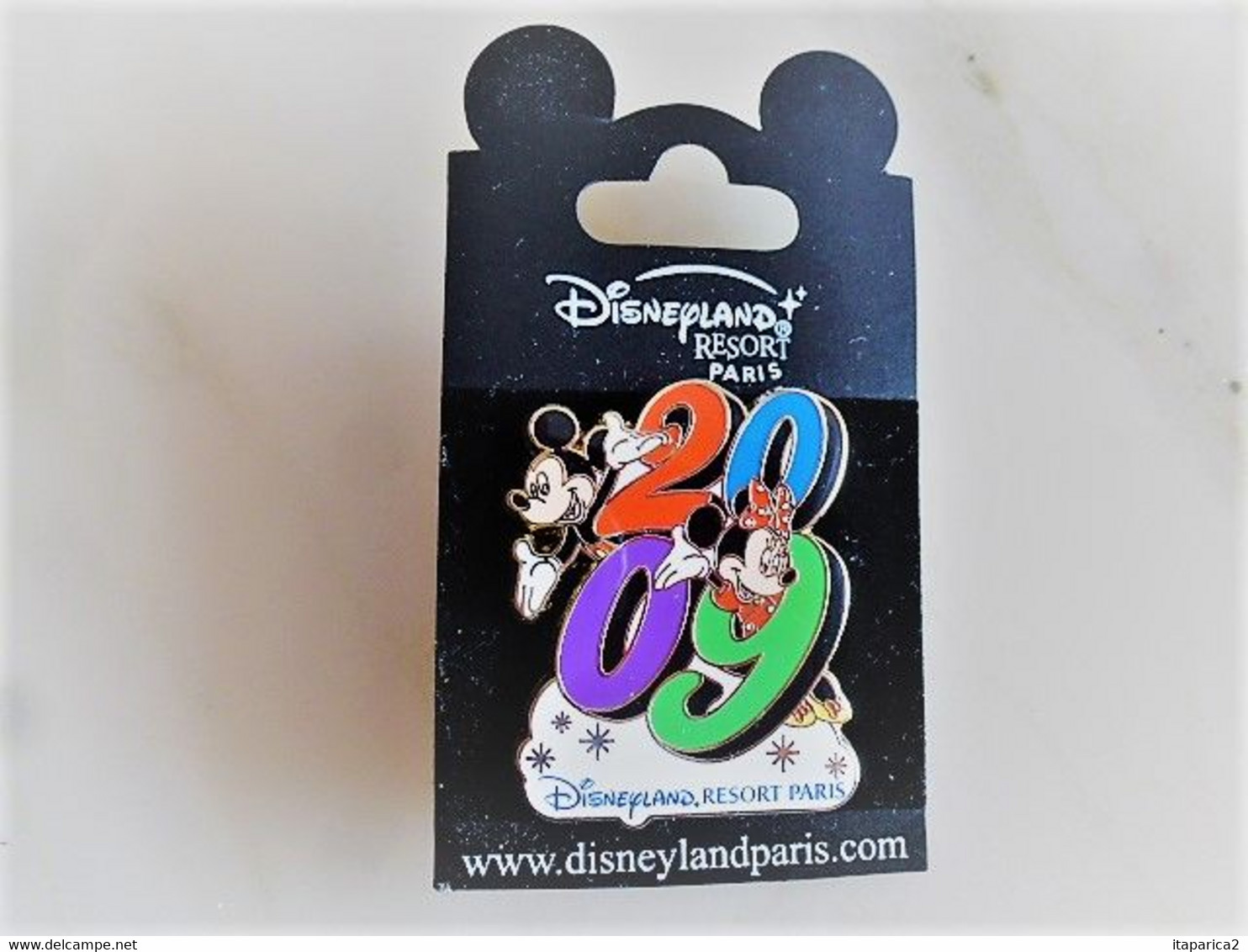 Pins  Officiel Disney  Disneyland Resort Paris 2009 / 33NAT - Disney