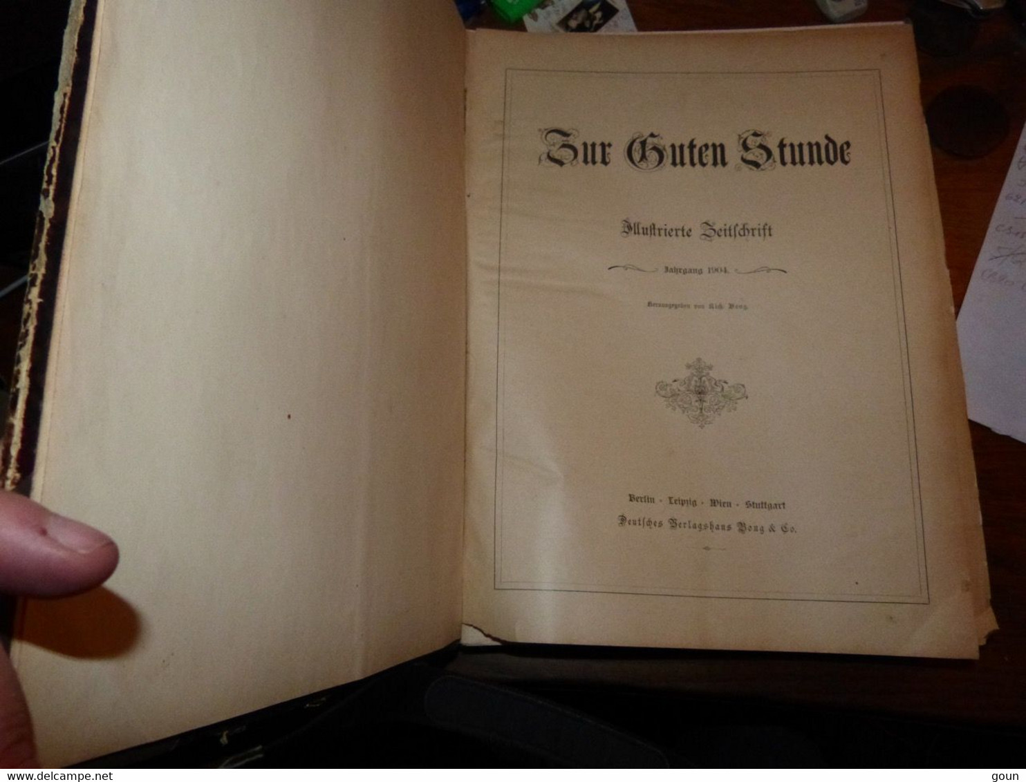 Reliure Zur Guten Stunde Illustrierte Zeitschrift 1904 Berlin Leipzig Wien Stuttgart - Reise & Fun