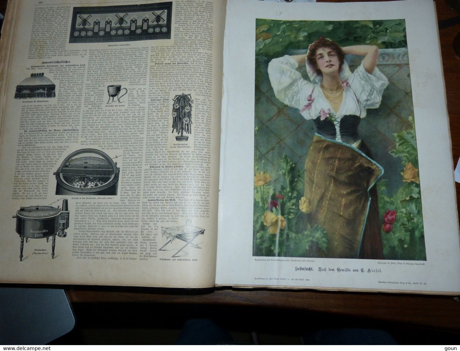 Reliure Zur Guten Stunde Illustrierte zeitschrift 1904 Berlin Leipzig Wien Stuttgart