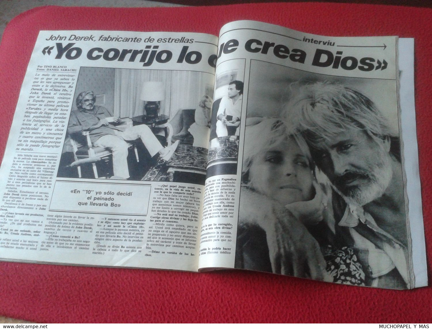 SPAIN ANTIGUA REVISTA MAGAZINE INTERVIU Nº 281 SEPT OCT 1981 AÑO 6 COLZA ETA OTAN BO DEREK SOLANA PSOE..MASSIEL SIAMESES