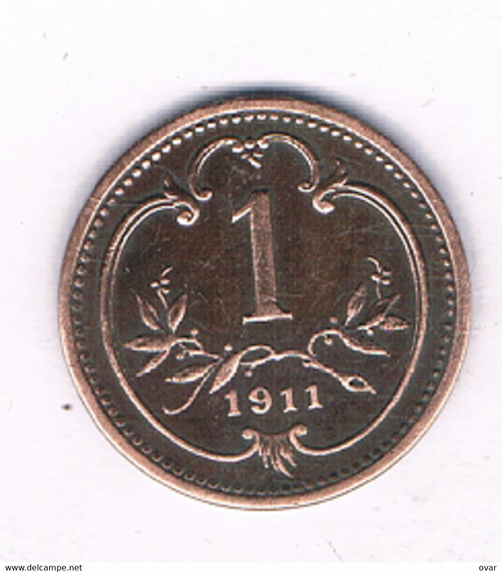 1 HELLER 1911    OOSTENRIJK /8997/ - Austria