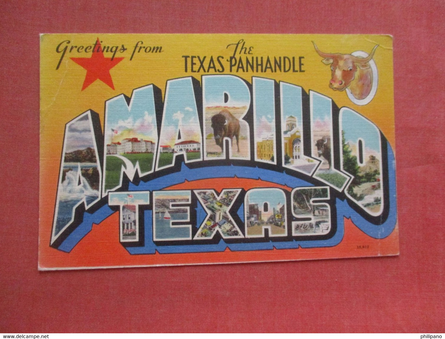 Greetings  Texas Panhandle Amarillo  Texas > Amarillo Ref 4475 - Amarillo