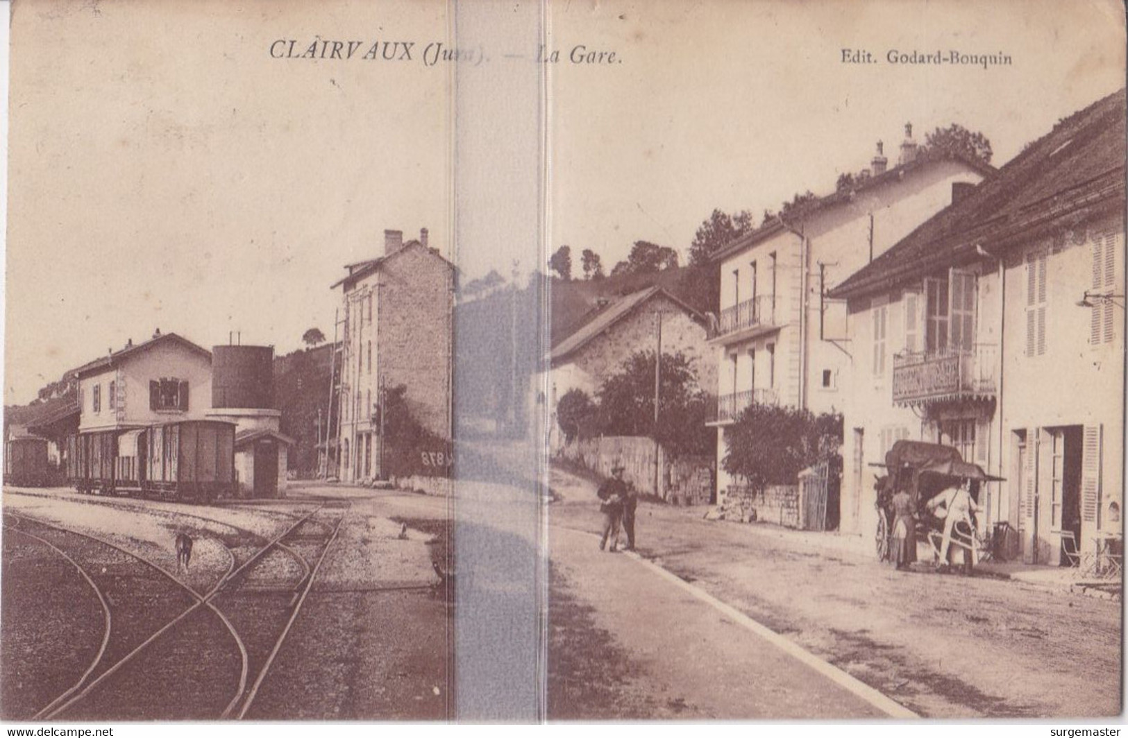 CPA CLAIRVAUX  LA GARE - Clairvaux Les Lacs