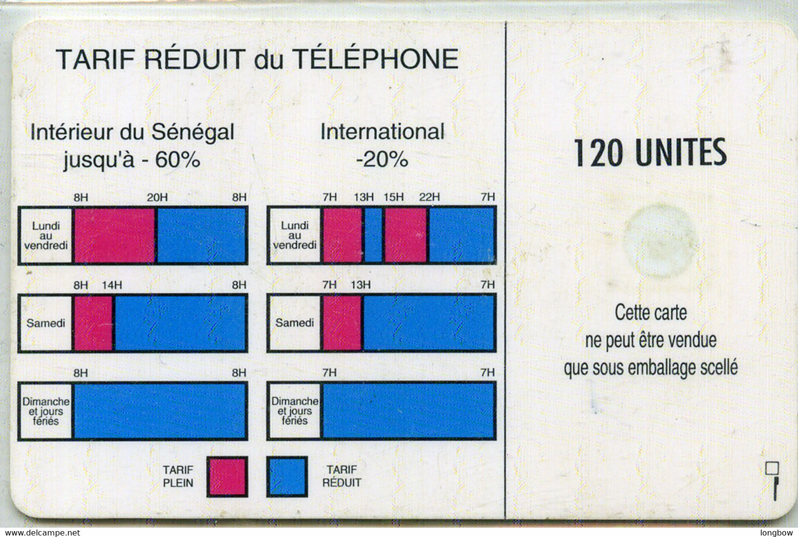 SENEGAL-SEN-18-120u.-LOGO-Reverse B - Sénégal