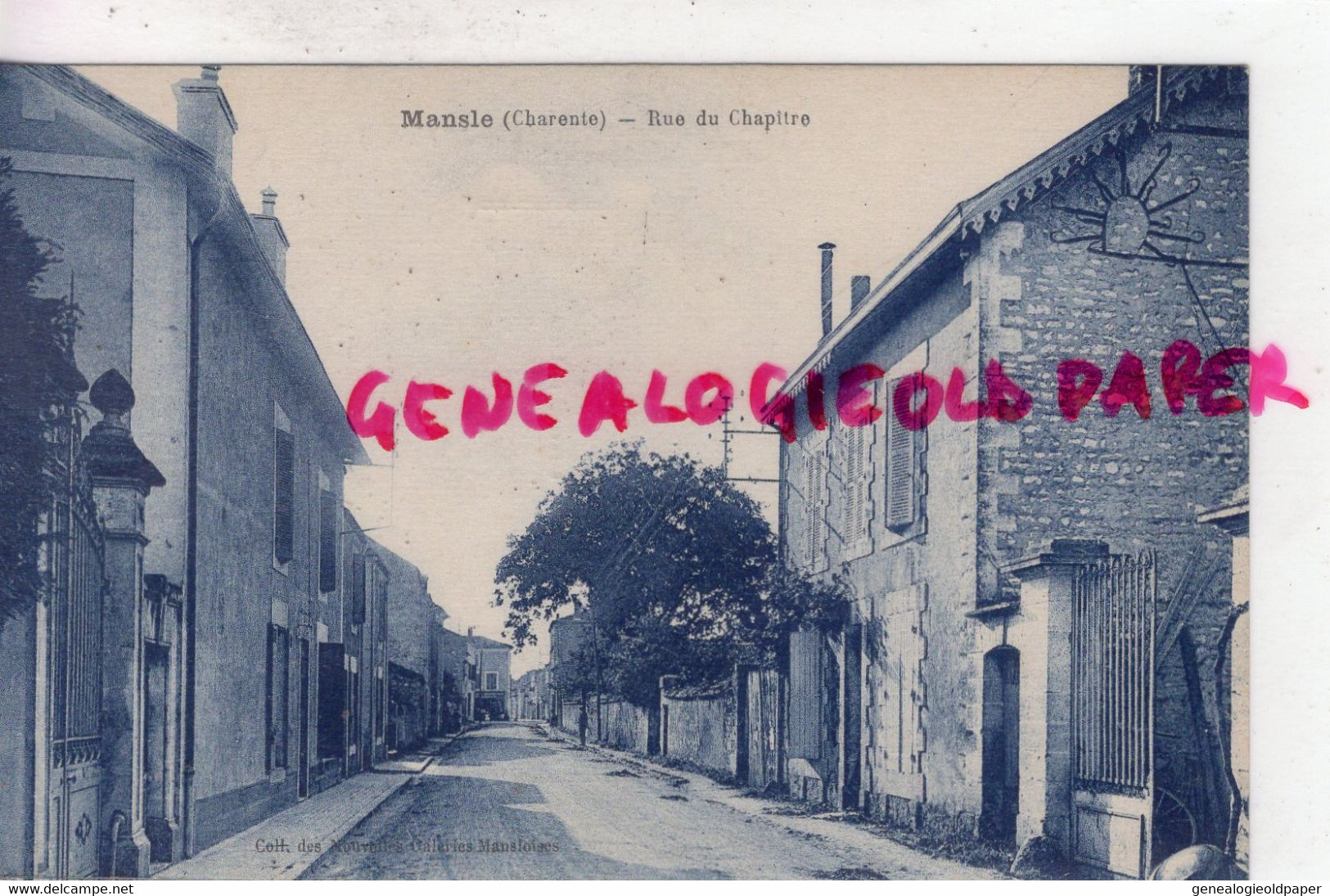 16 - MANSLE  - RUE DU CHAPITRE   - EDITEUR NOUVELLES GALERIES   -CHARENTE - Mansle