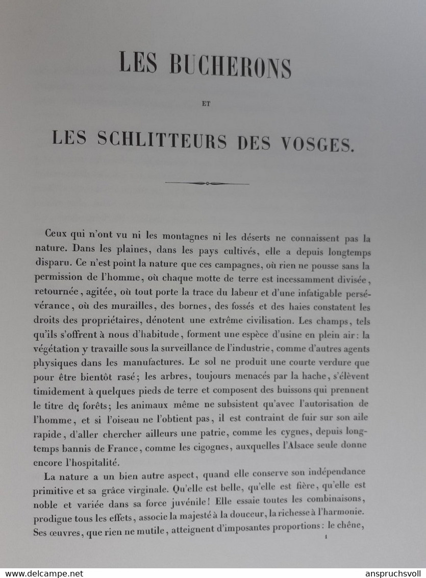 LES BUCHERONS ET LES SCHLITTEURS DES VOSGES - Lorraine - Vosges