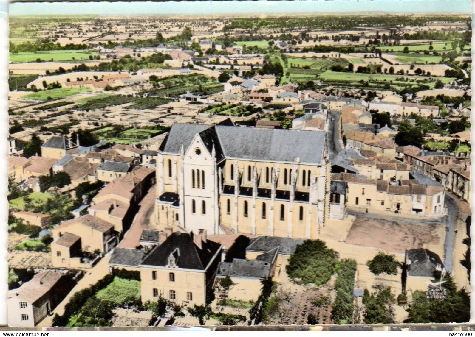 BOUSSAY : 3 Cartes Aériennes Du BOURG - Boussay