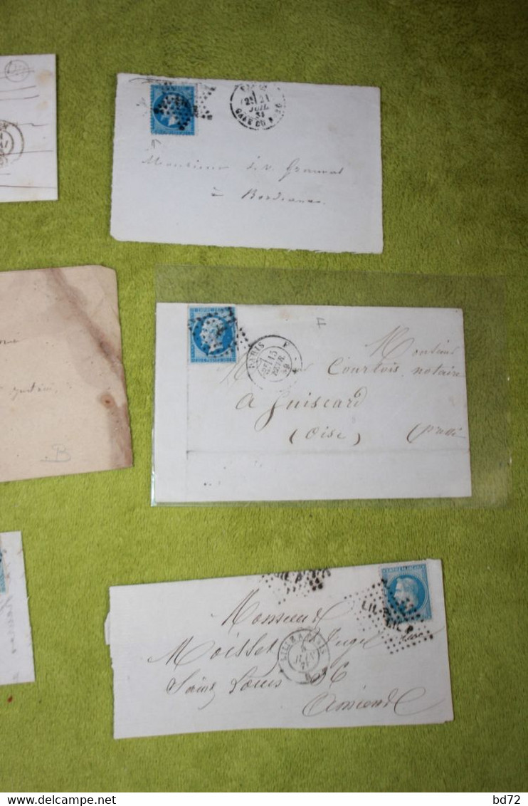 Lot De 9 Lettres ( Période 1800/1850 ) - 1849-1876: Klassik