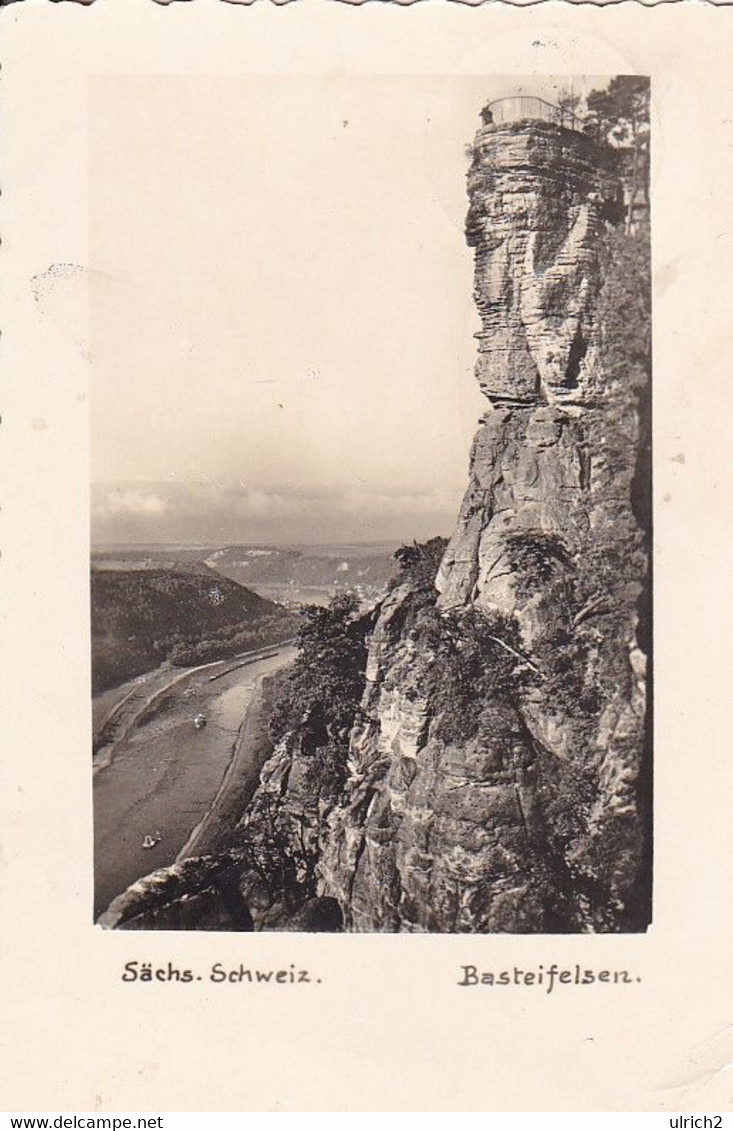 AK Sächsische Schweiz - Basteifelsen - 1940 (52585) - Bastei (sächs. Schweiz)