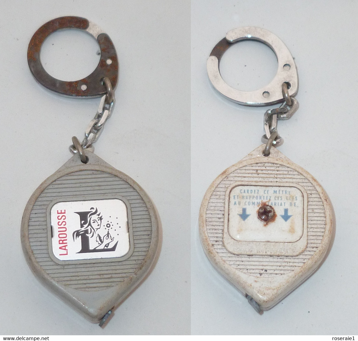 PORTE CLEFS METRE A RUBAN, LAROUSSE - Key-rings