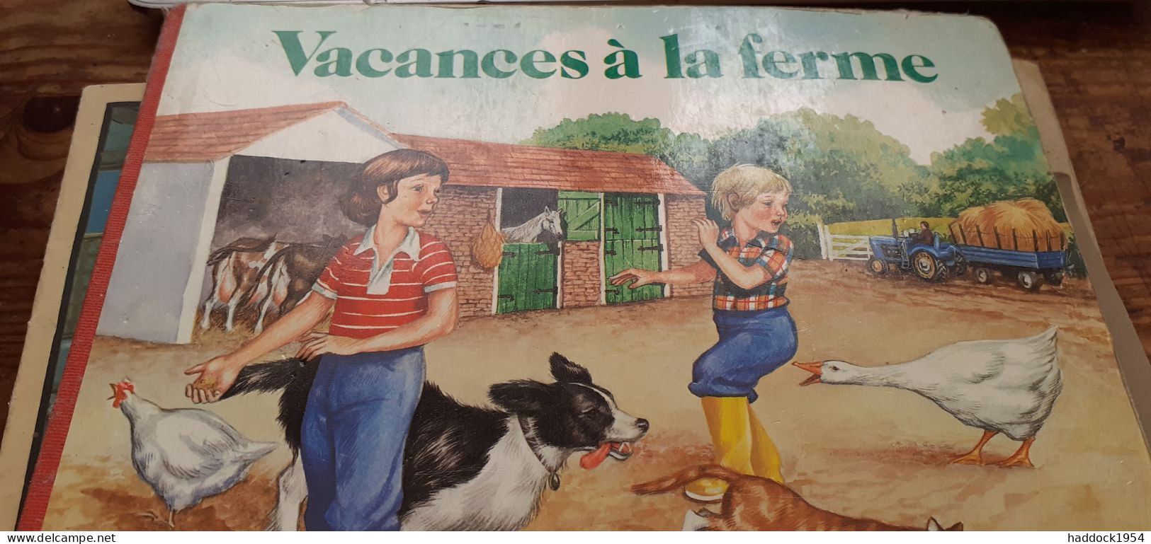 Vacances à La Ferme GISELA FISCHER Rouge Et Or 1983 - Bibliothèque Rouge Et Or