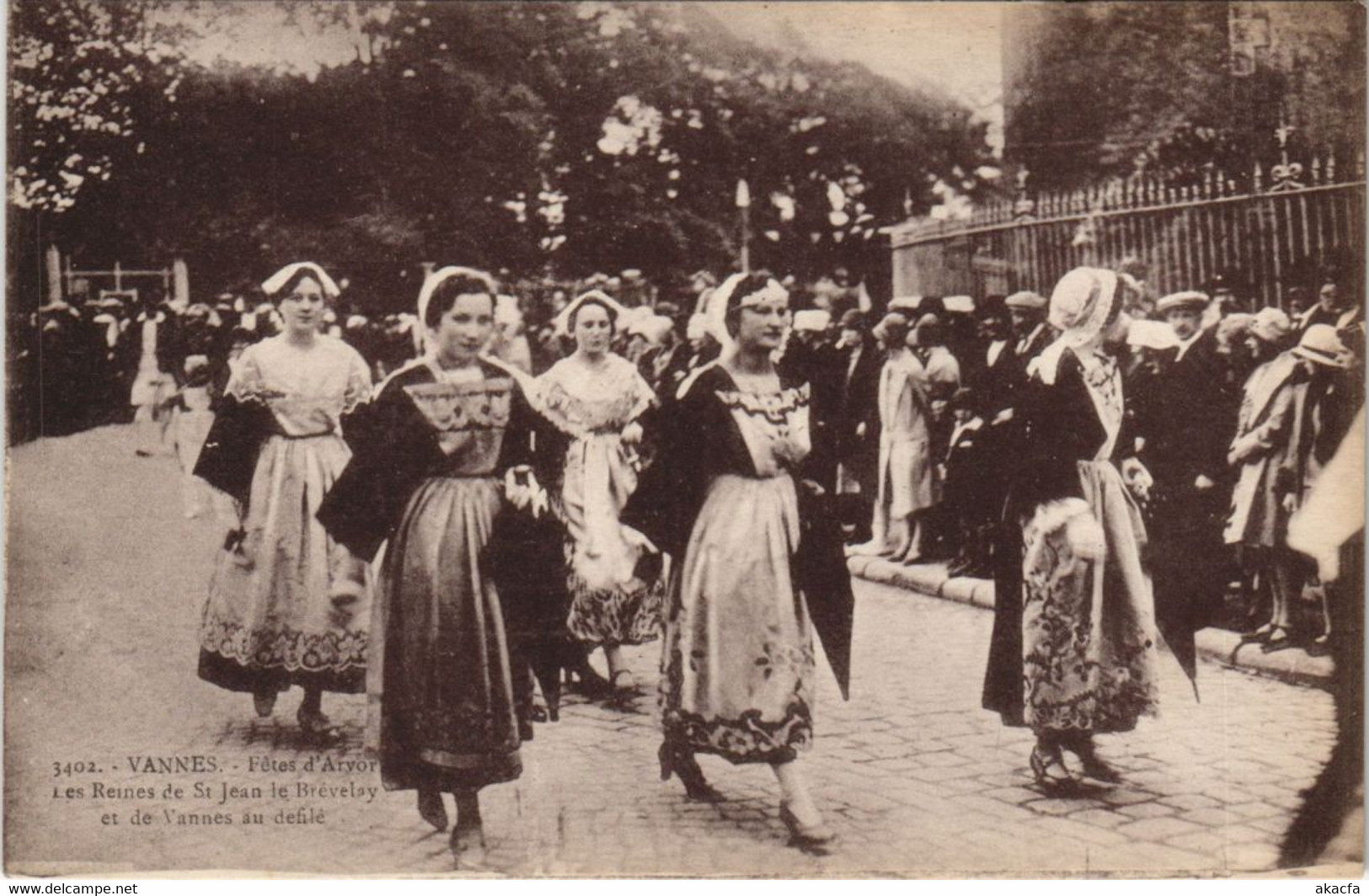 CPA VANNES-Fetes D'Arvor-Les Reines De St-JEAN Le BREVELAY (27635) - Saint Jean Brevelay